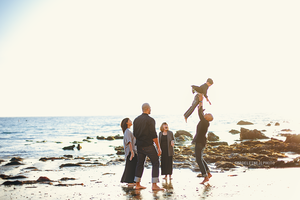 Little Corona del Mar Orange County playful and relaxed family session photographer. True lifestyle session. Madeleine JL Photography